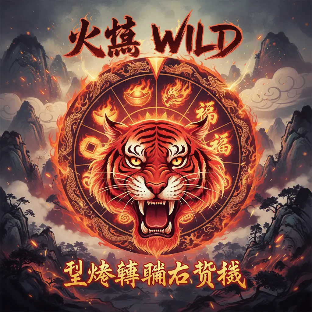 烈焰轉輪老虎機 - 火焰Wild
