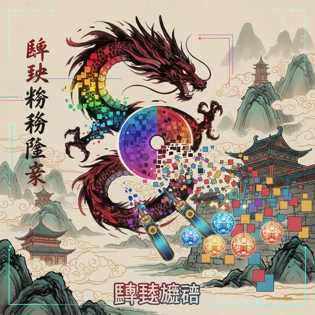 彈珠遊戲 - 彈球粉碎像素