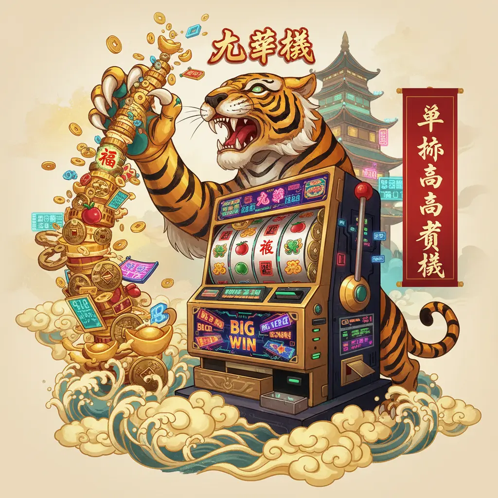 單手跳高高老虎機 - 老虎機