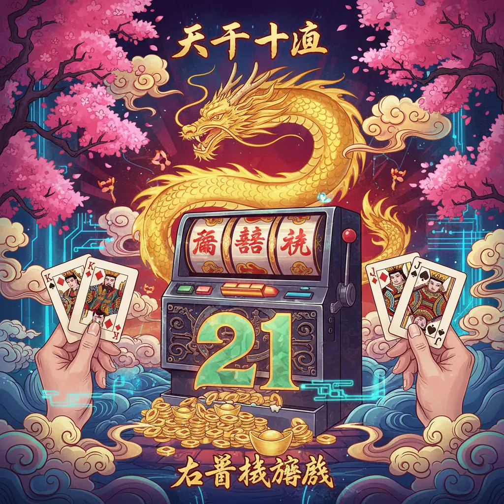 老虎機遊戲 - 二十一點