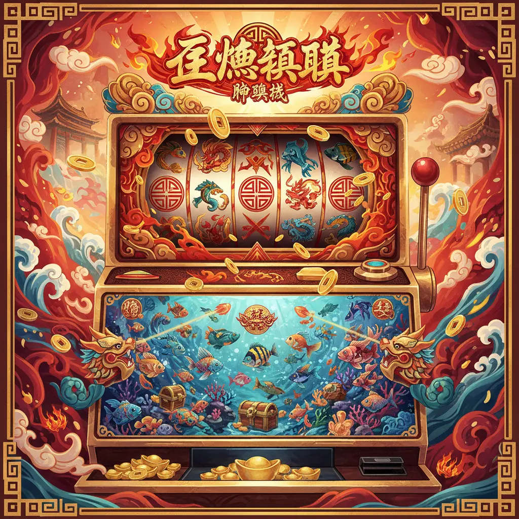 烈焰轉輪老虎機 - 捕魚機