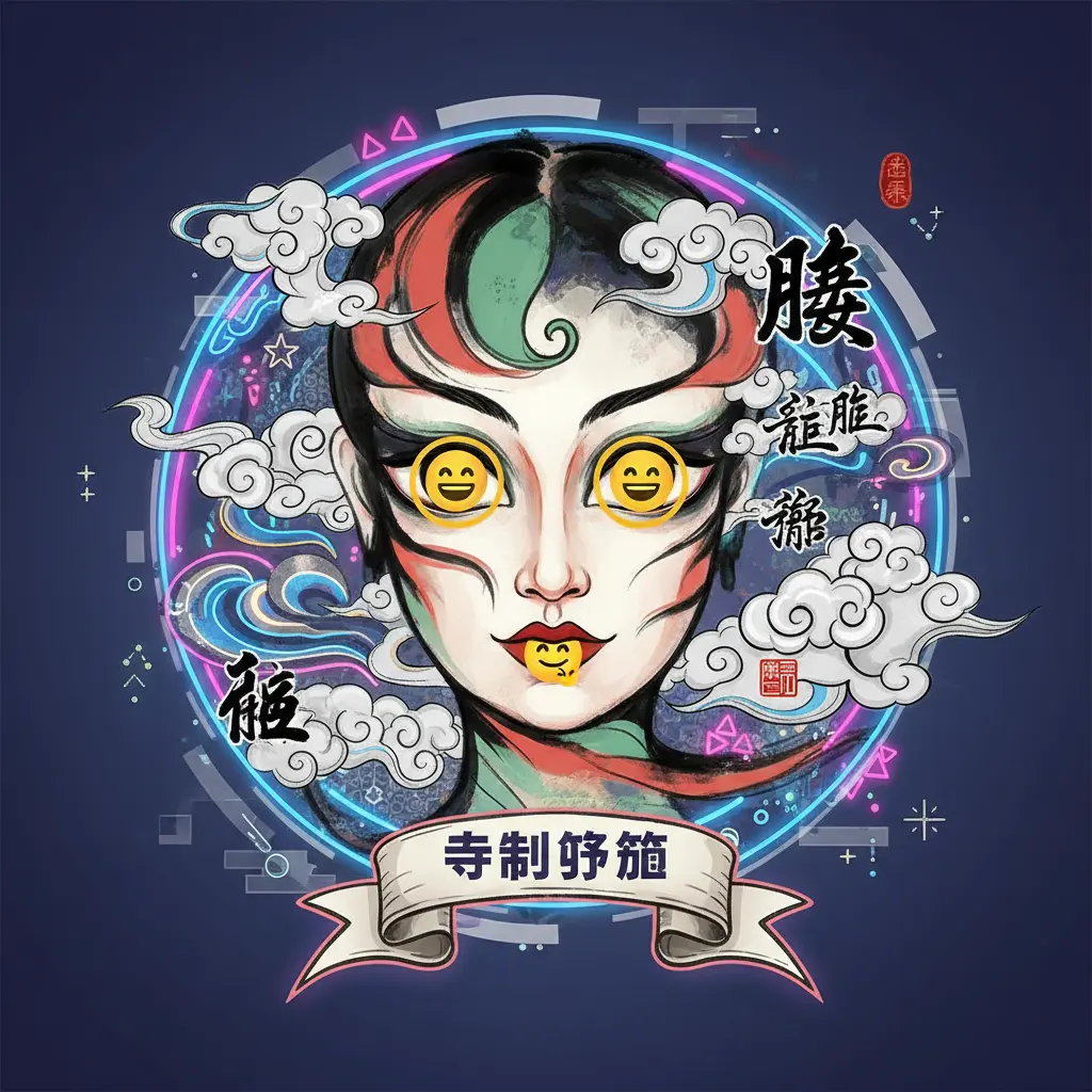 特別符號 - 臉和笑臉符號