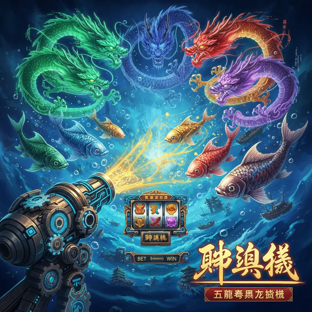 五龍爭霸老虎機 - 捕魚機